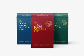 咖啡奶茶外包装纸盒子样机