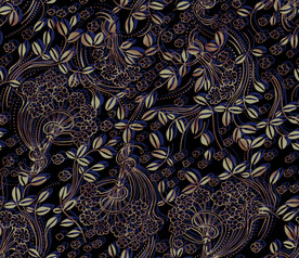 女装小碎花分层印花设计图案