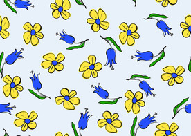 女装小碎花印花图案