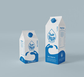 牛奶盒样机
