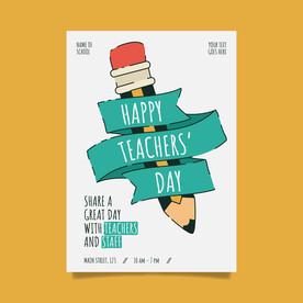 教师节海报