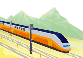 火车 动车 地铁 