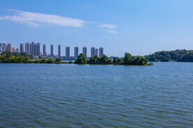 岳阳螺丝岛风光