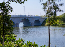 岳阳螺丝岛风光