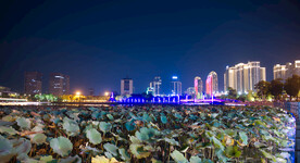 扬州霓虹夜景 