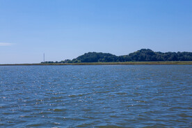 岳阳君山岛景区 汛期游船进出