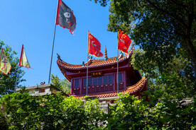 岳阳君山岛景区 朗吟亭