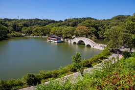 岳阳君山岛景区 同心湖