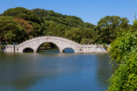 岳阳君山岛景区 同心湖