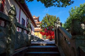 岳阳圣安寺景区 圣安古寺