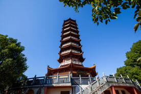 岳阳圣安寺景区 岳阳塔
