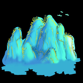 手绘古风插画背景图片 