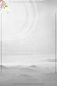  手绘古风插画背景图片 