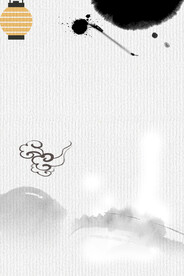  手绘古风插画背景图片 