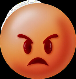 生气魔鬼恶魔表情