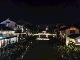 上海七宝老街夜景游玩
