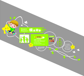 校园楼道文化墙
