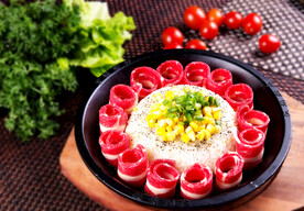 黑胡椒牛肉烧饭