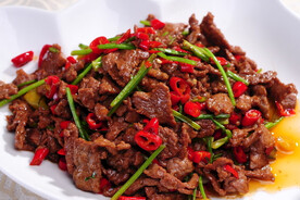 炒牛肉 香辣牛肉 爆炒牛肉 小