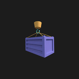 C4D模型集装箱