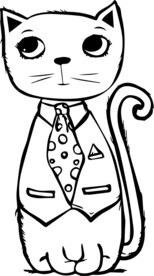 卡通小猫