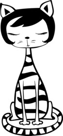 卡通小猫