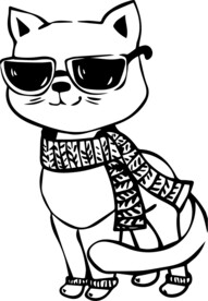卡通小猫