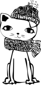 卡通小猫