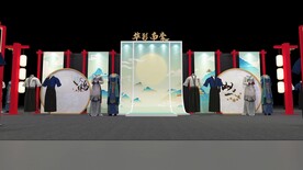 汉服展背板