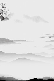 中国风 泼墨 水墨 山水背景 