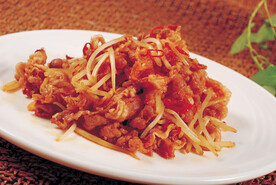 泰椒银芽炒肥牛