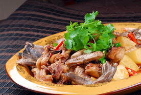 土豆烧鸭