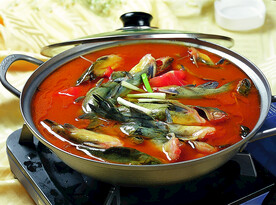 西红柿黄鱼锅仔