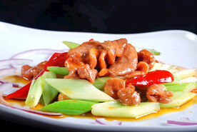 西芹烩鸭脯