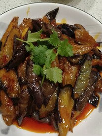 油爆茄子