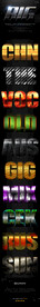 精品PS可编辑3D文字特效效果