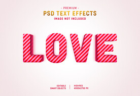 精品PS可编辑3D文字特效效果