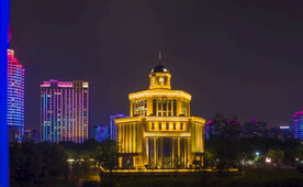 武汉名胜古迹夜景 