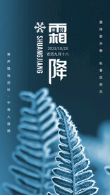 霜降海报