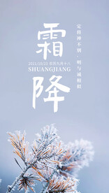 霜降海报