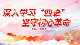 学习四史教育党建海报展板
