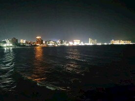 双月湾海景夜色