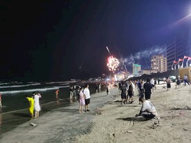 双月湾海边夜色