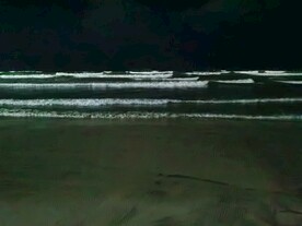 双月湾大海夜色