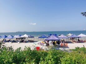 双月湾海滩风景
