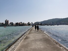 惠州双月湾海堤