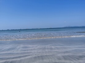 惠州双月湾大海海滩风景