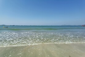惠州双月湾大海海浪