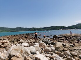 惠州双月湾圆洲岛海边