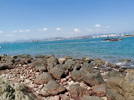 惠州双月湾圆洲岛风光